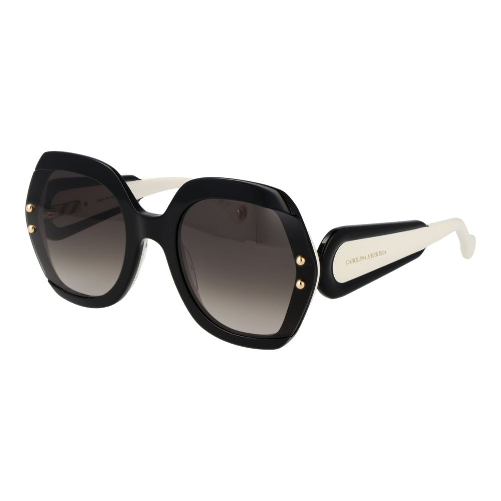 Carolina Herrera Schwarze Sonnenbrille aus Acetat