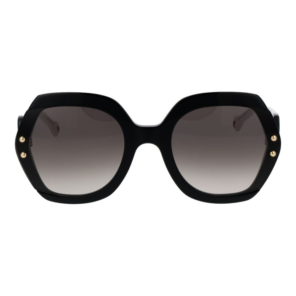 Carolina Herrera Schwarze Sonnenbrille aus Acetat