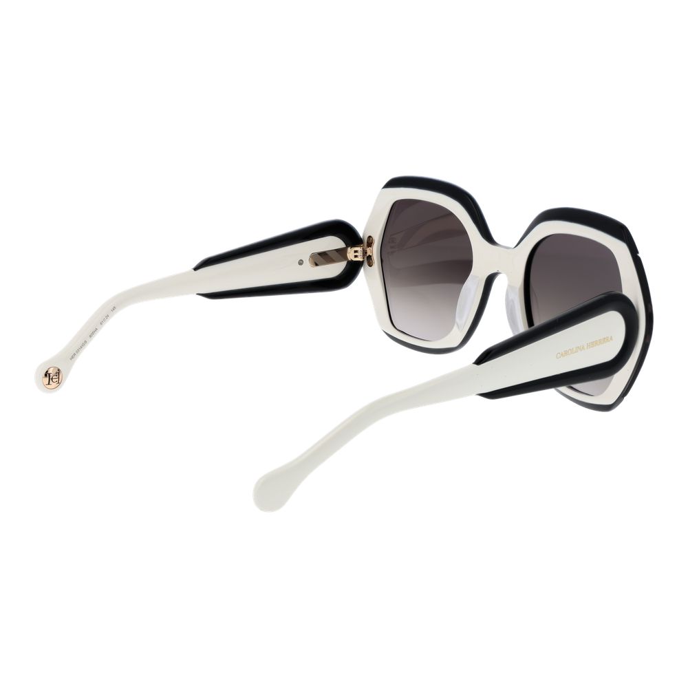 Carolina Herrera Schwarze Sonnenbrille aus Acetat