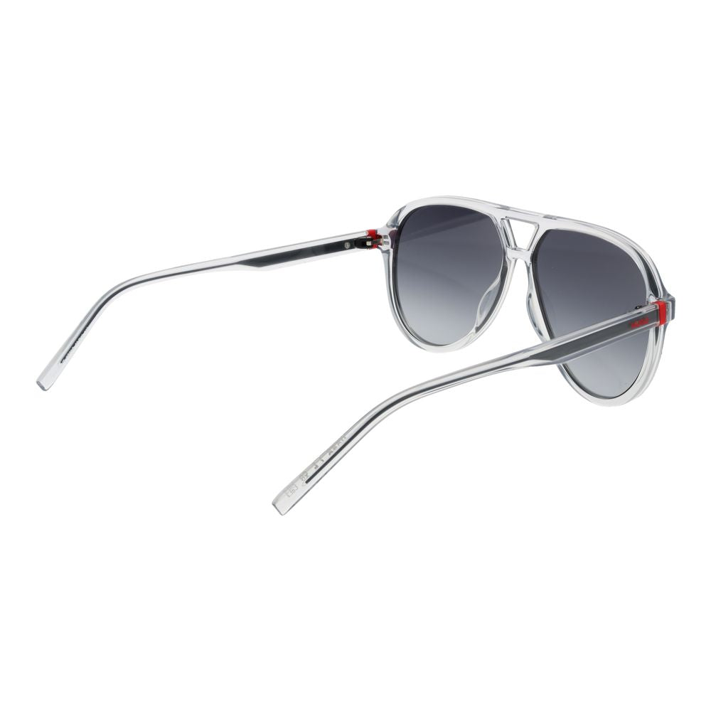 Hugo Boss Grau-verspiegelte Sonnenbrille aus Edelstahl