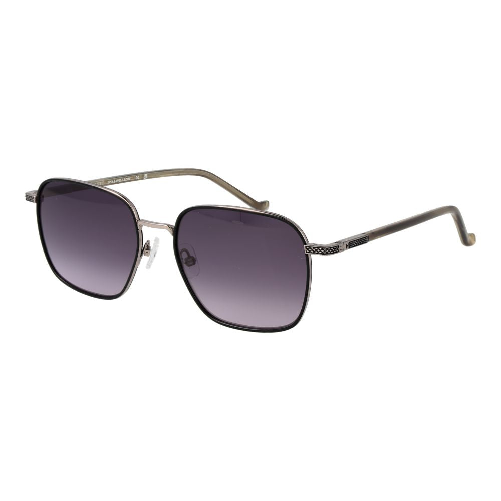 Hackett Metall-Sonnenbrille in Schwarz