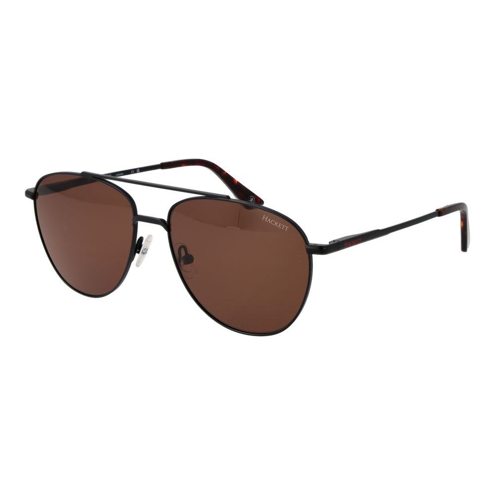 Hackett Schwarze Metall-Sonnenbrille