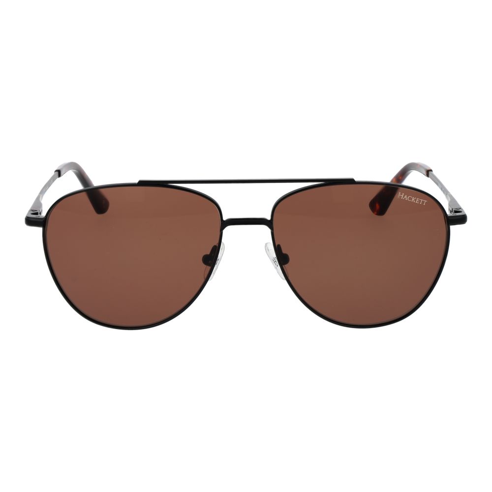 Hackett Schwarze Metall-Sonnenbrille