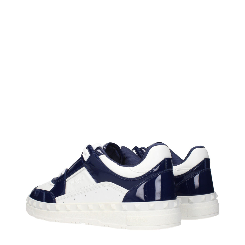 Valentino Garavani Weiße Leder-Sneaker mit niedrigem Schaft