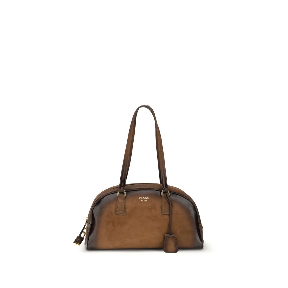 Prada Schultertasche aus Kalbshaut Bos Taurus in Multicolor