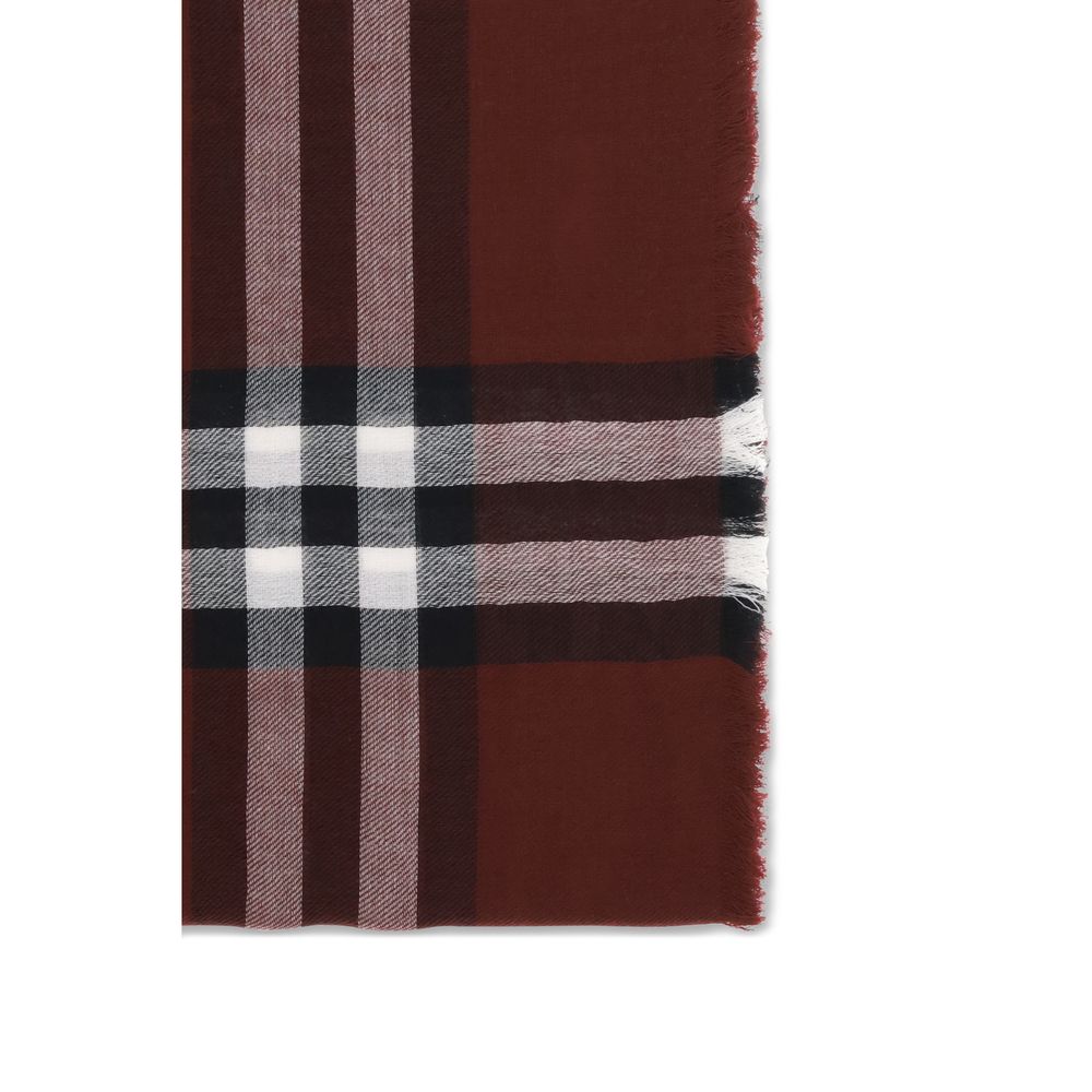 Burberry Bordeaux-Schal aus Wolle