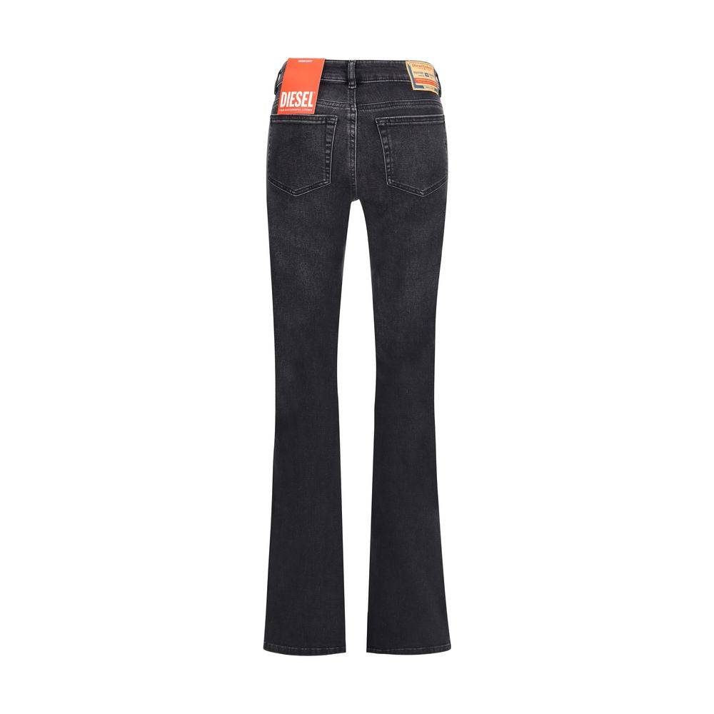 Diesel Blaues Baumwoll-Bootcut-Jeans
