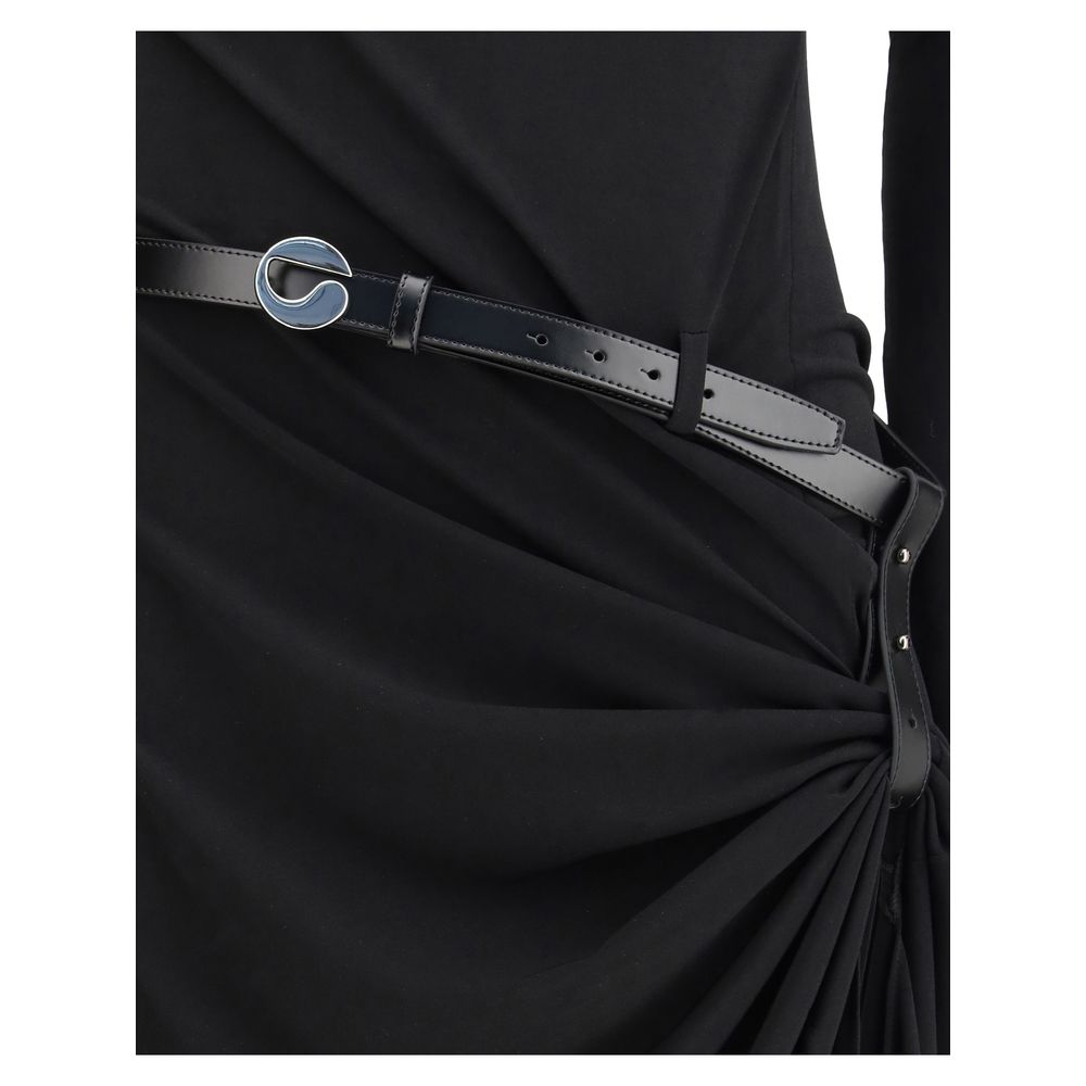 Coperni Schwarzes Polyester-Kleid für jeden Tag