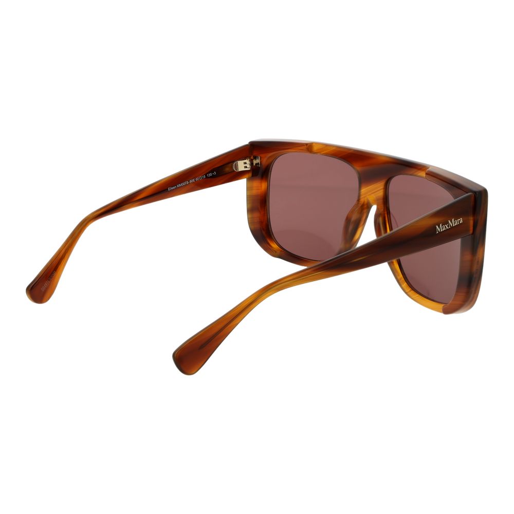 Max Mara Braune Sonnenbrille aus Acetat