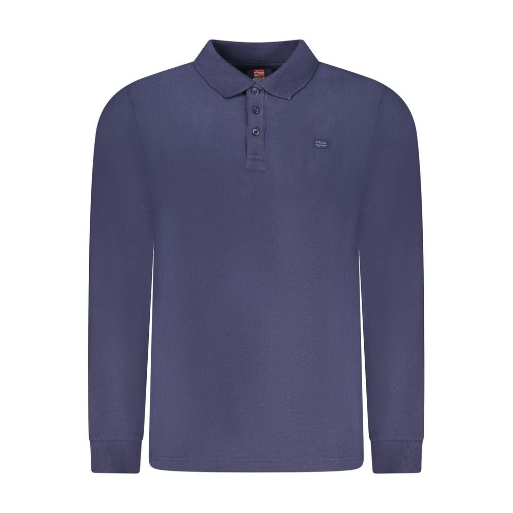 Norway 1963 Blu Cotton Men Polo