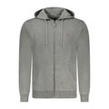 Norway 1963 Grigio Poliammide Mens Cardigan