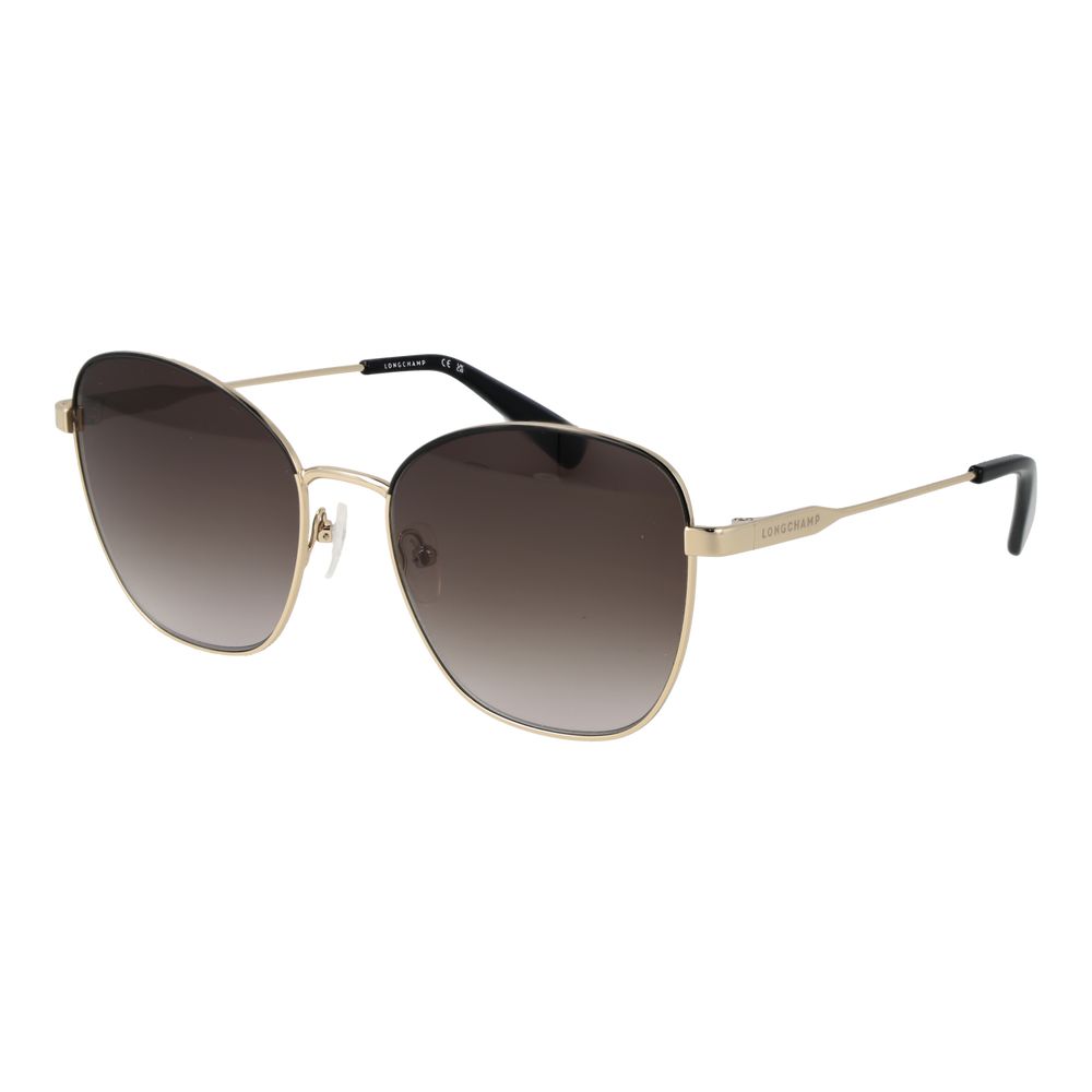 Longchamp Goldene Sonnenbrille aus Metall