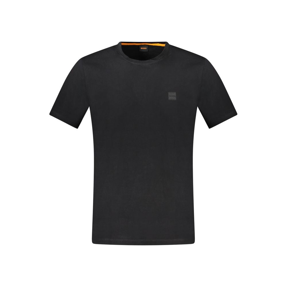 Hugo Boss Baumwoll-T-Shirt in Schwarz
