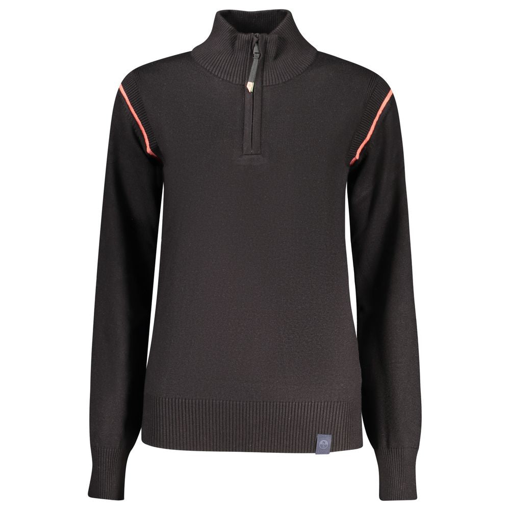 North Sails Black Viscose Women Sweater