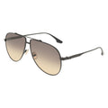Victoria Beckham Black Metal Sunglasses