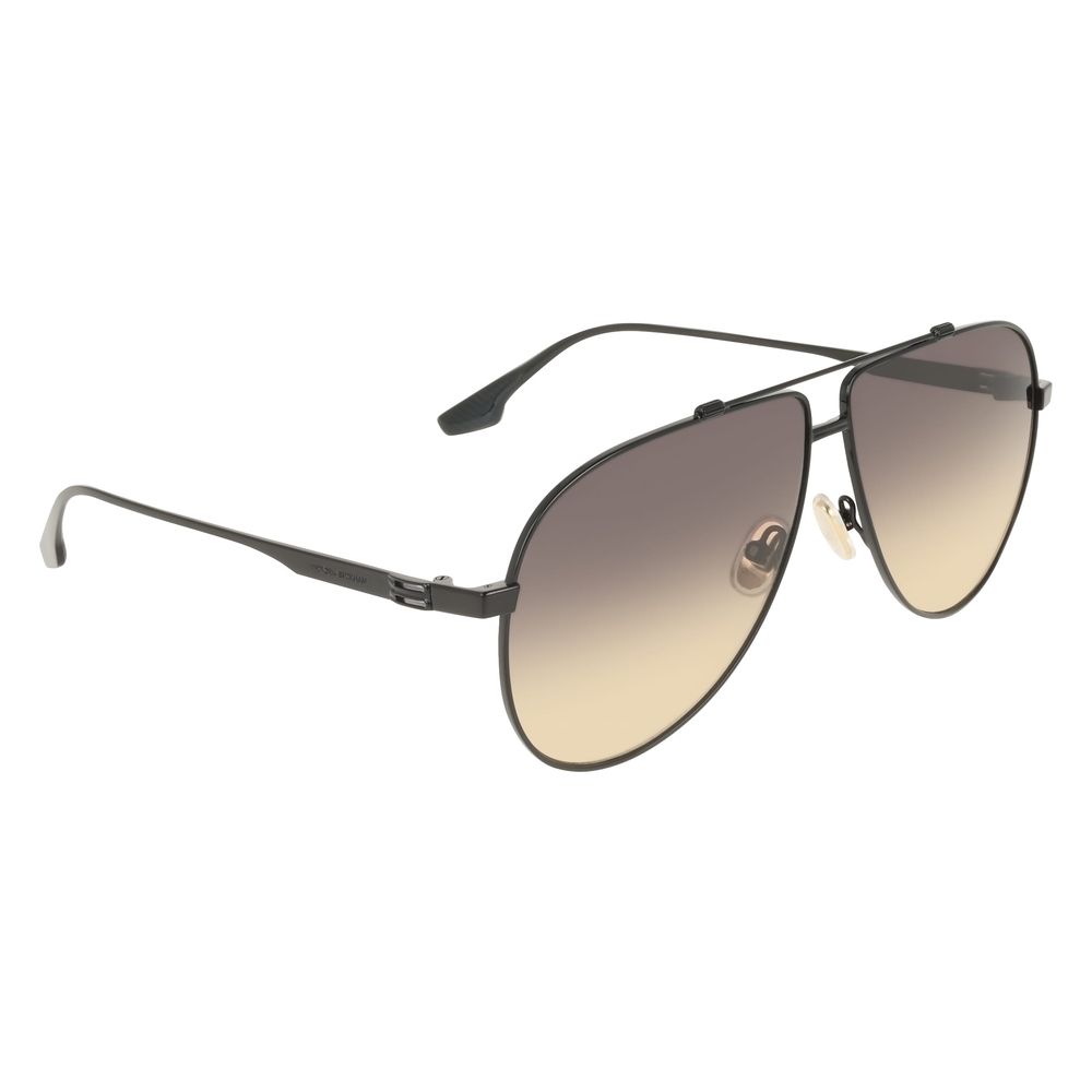 Victoria Beckham Black Metal Sunglasses