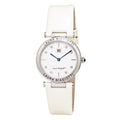 Laura Biagiotti Beige Leather Dress Watch