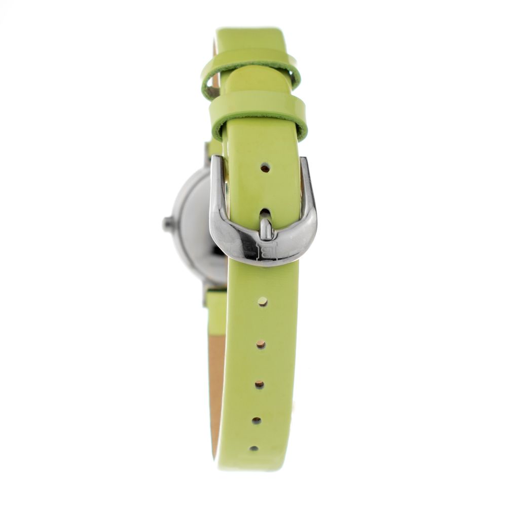 Laura Biagiotti Bicolor Leather Dress Watch
