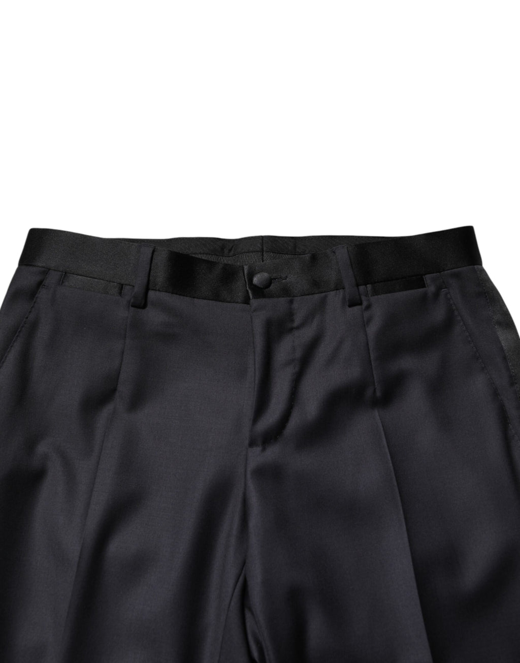 Dolce & Gabbana Black Wool Single Breasted 3 Piece Men Suit