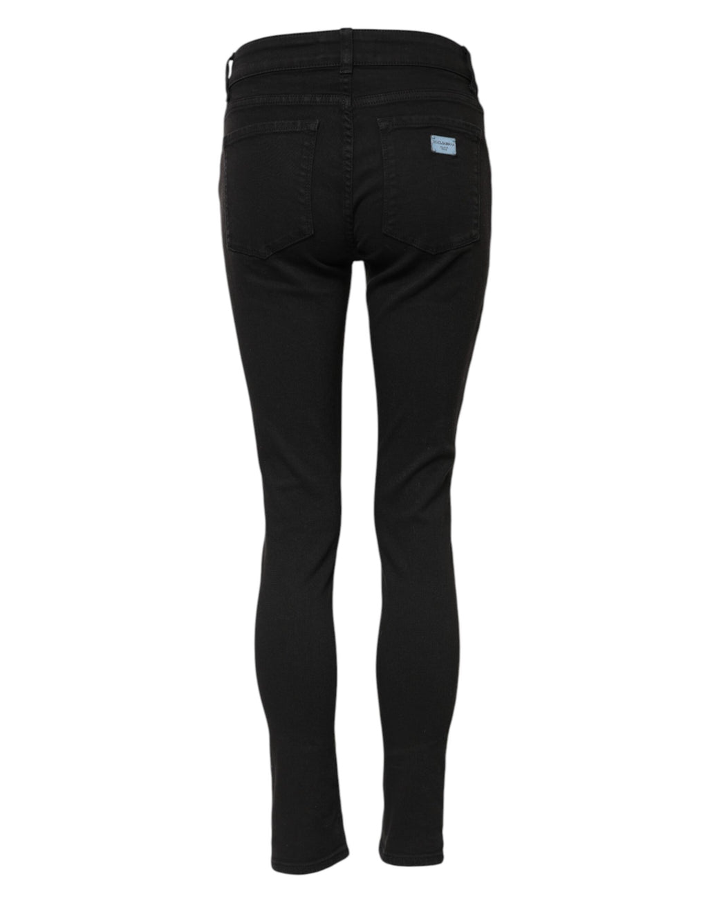Dolce & Gabbana Black Cotton Skinny Denim Trouser Jeans