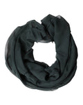 Dolce & Gabbana Dark Green Silk Neck Wrap Foulard  Scarf