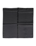 Dolce & Gabbana schwarzer Seiden-Foulard-Schal mit Tupfenmuster