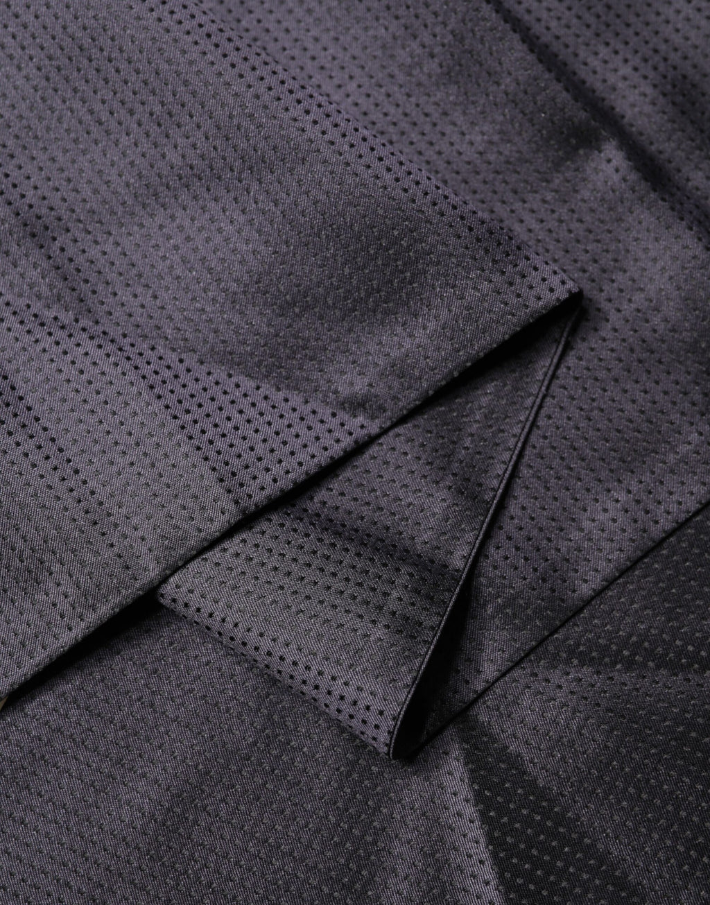 Dolce & Gabbana Black Satin Silk Fringes Neck Foulard Scarf