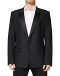 Dolce & Gabbana Zwarte MARTINI Single Breasted Jas Blazer