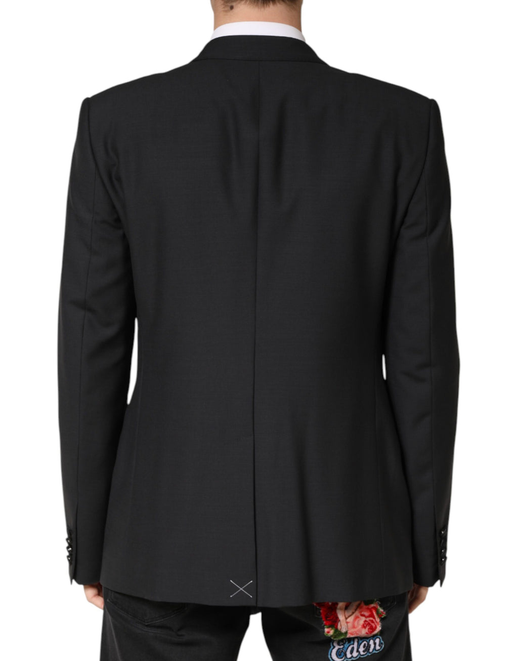 Dolce & Gabbana Zwarte MARTINI Single Breasted Jas Blazer