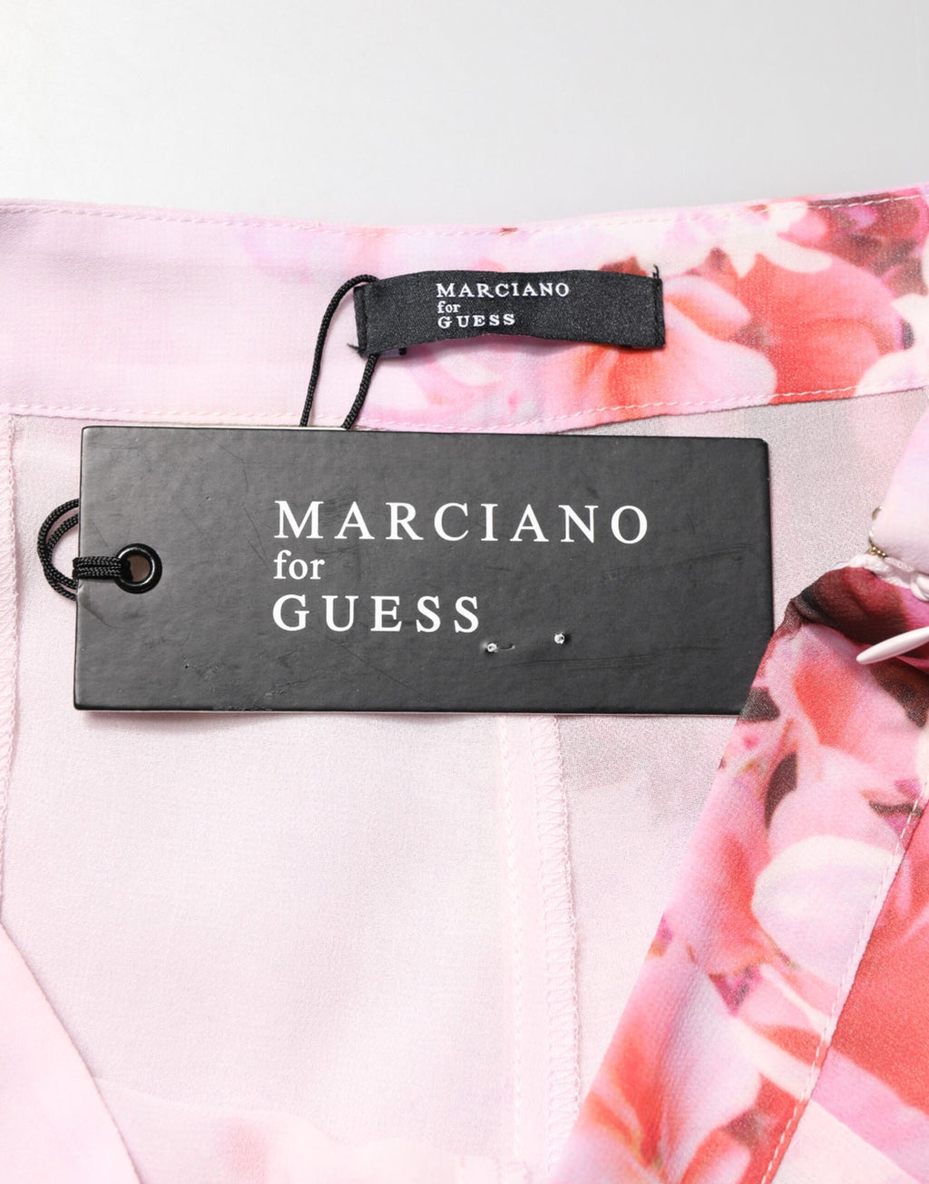 Guess By Marciano Pink Floral Flared High Waist Trouser Pants