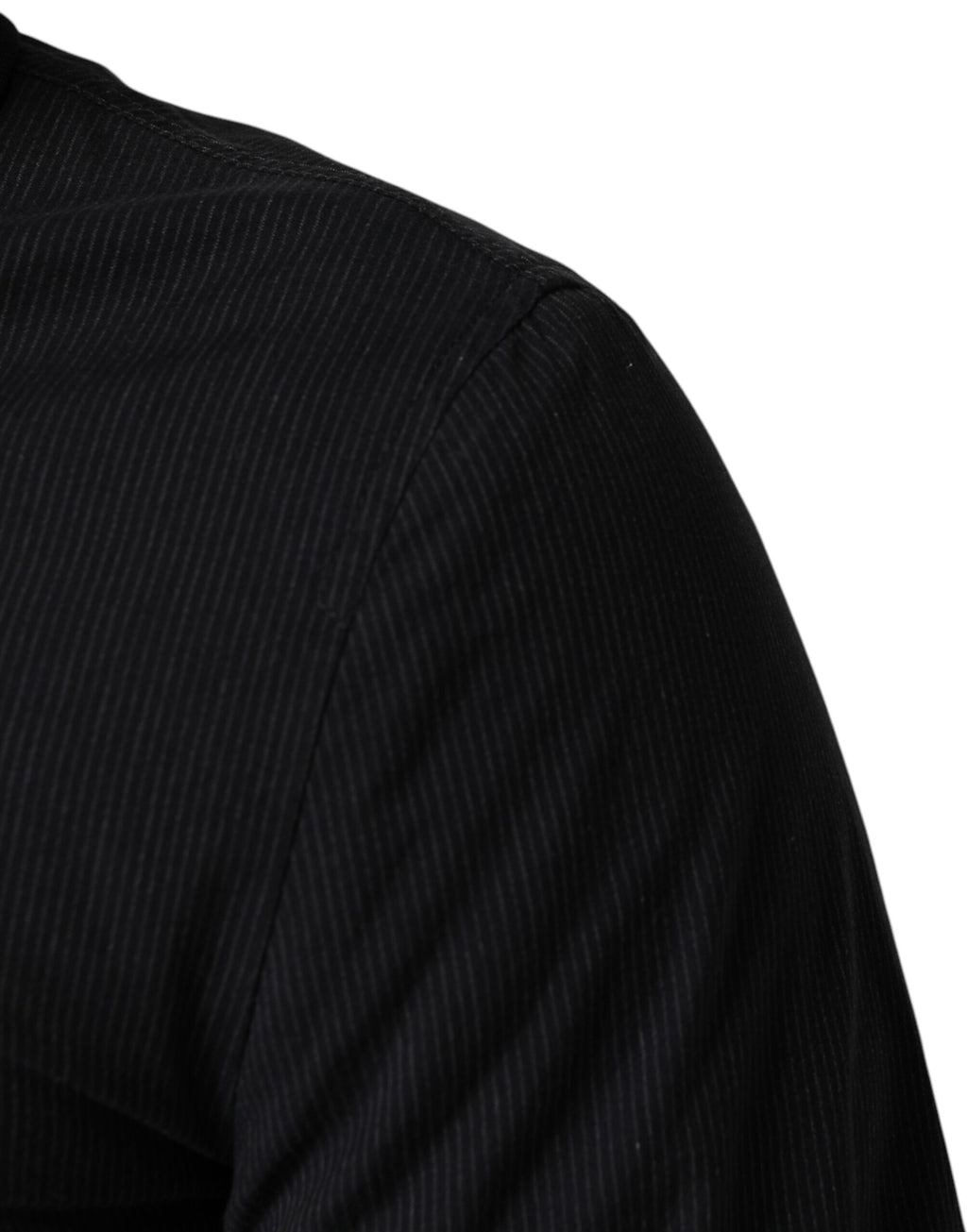 Dolce & Gabbana Dark Blue Cotton Full Zip Bomber Men Jacket
